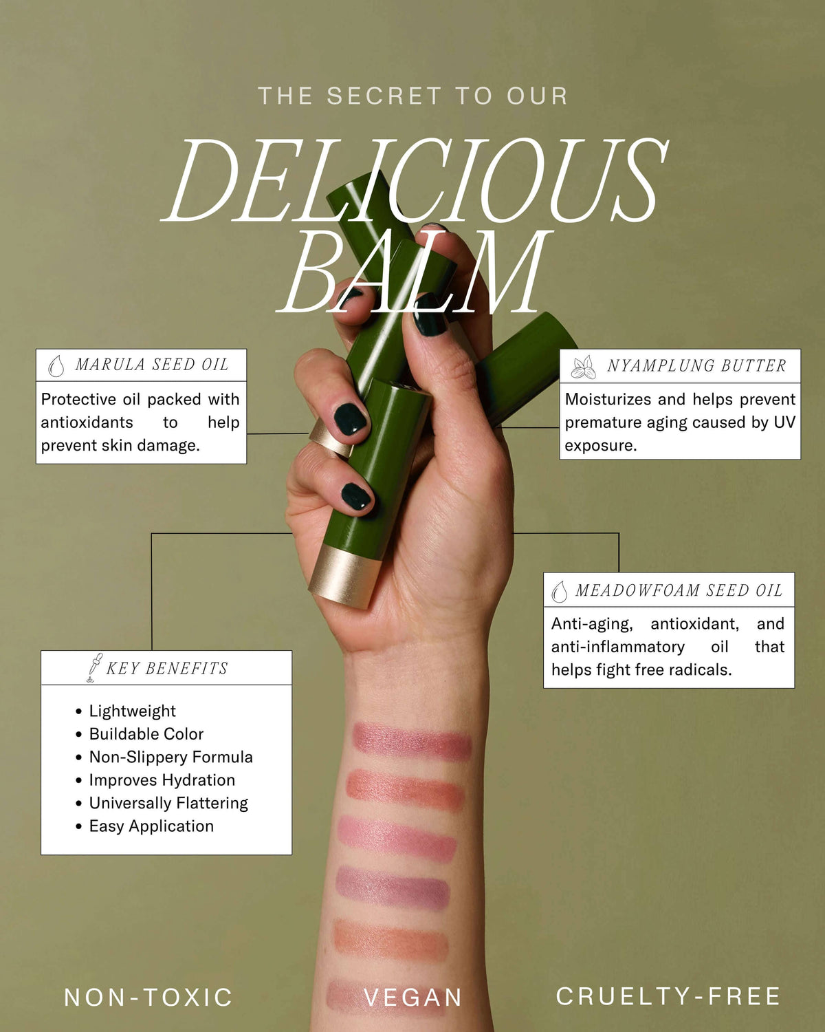 Framboise (dark red with cool undertones and raspberry scented)