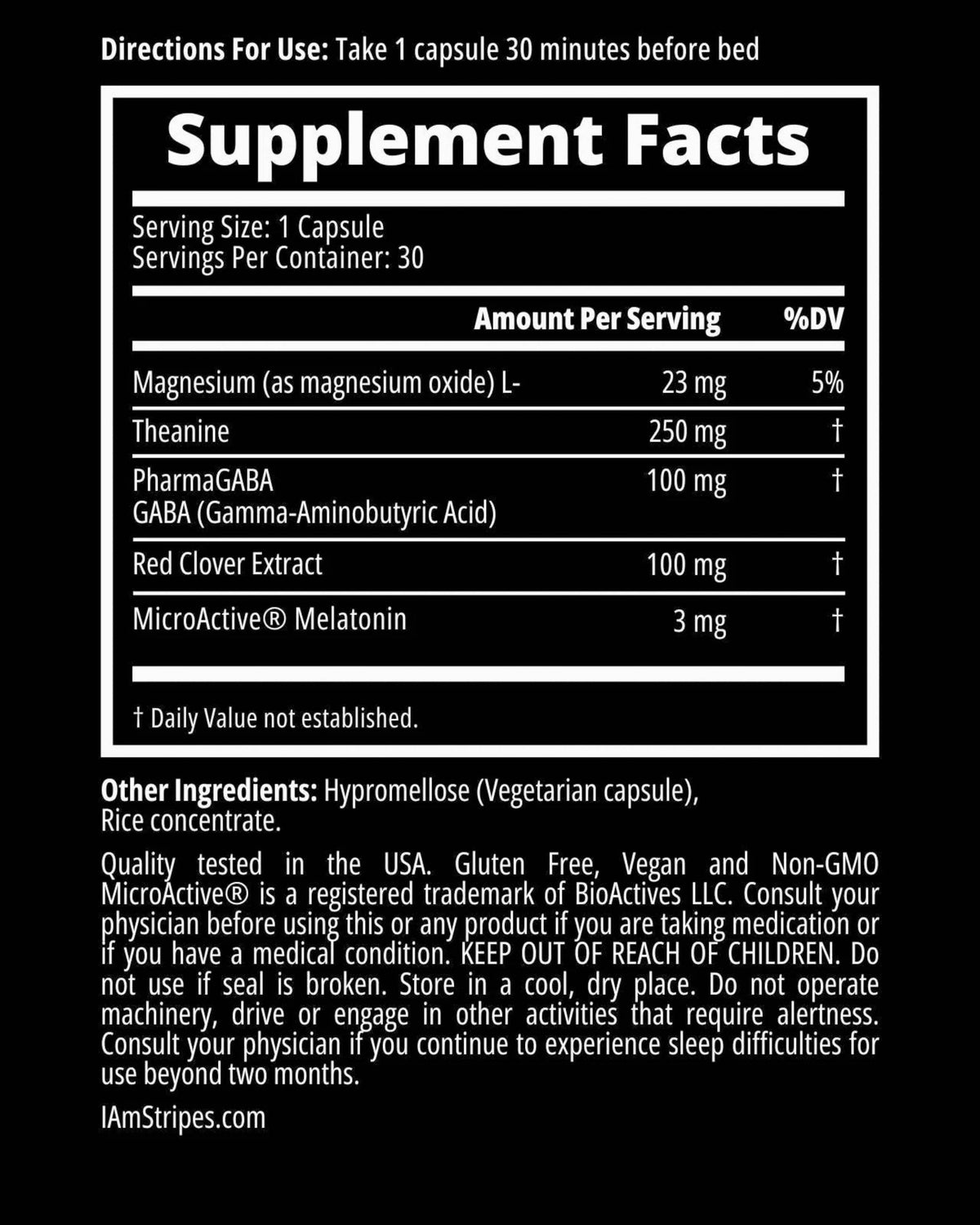 The Dream Date: Good Night Sleep Support Supplement