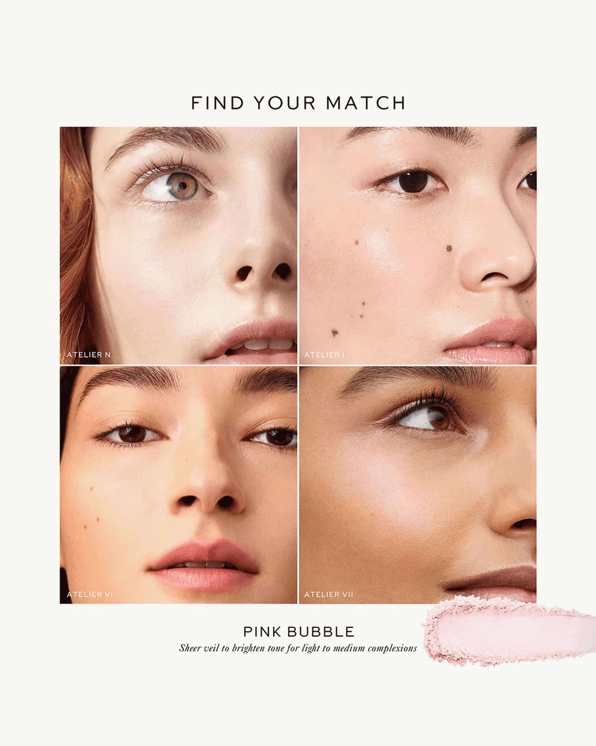 Pink Bubble (for fair-light complexions)