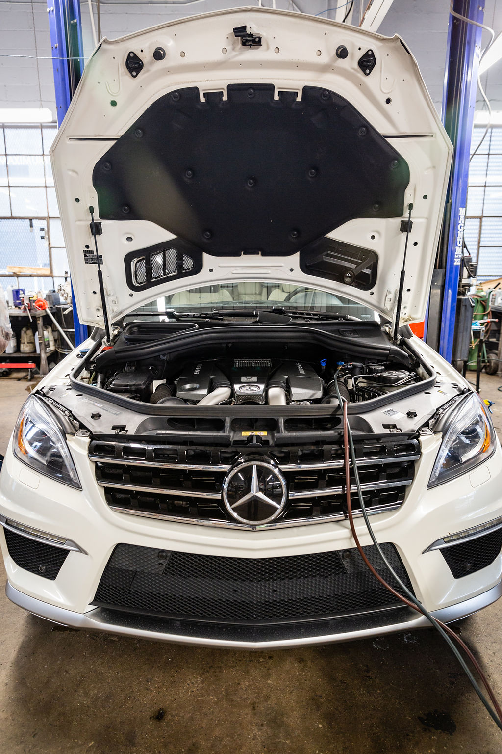 Servicing a Mercedes-Benz M-Class at Buckhead Imports | Buckhead Imports