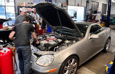 | Buckhead Imports mercedes benz service at the shop